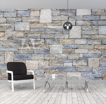 Picture of Background of stone wall texture photo